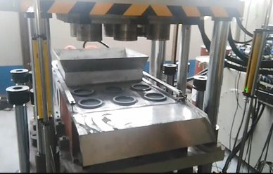 120噸四柱四(sì)梁粉末伺服(fú)成型液壓機(jī)